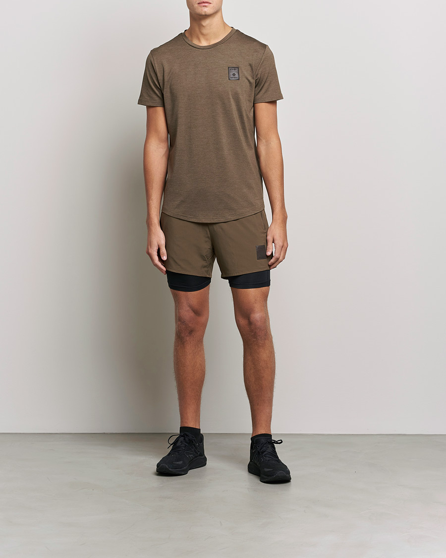 Herre | T-Shirts | NN07 | Pace Short Sleeve T-Shirt Clay