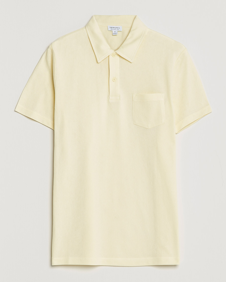 Herre | Polotrøjer | Sunspel | Riviera Polo Shirt Lemon