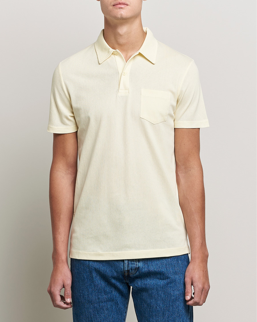 Herre | Polotrøjer | Sunspel | Riviera Polo Shirt Lemon