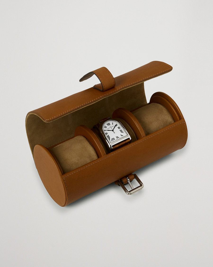 Herre | Ralph Lauren Home Toledo Leather Watch Case Saddle Brown | Ralph Lauren Home | Toledo Leather Watch Case Saddle Brown
