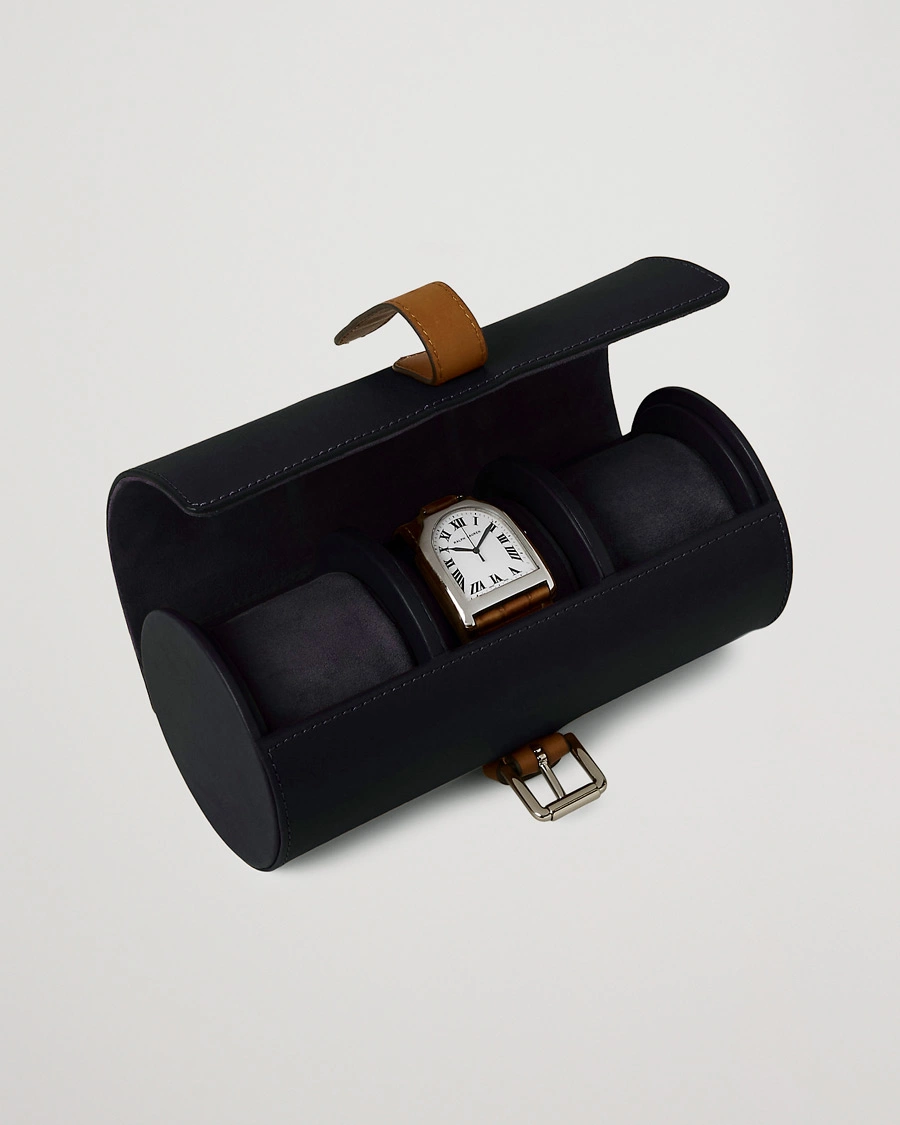 Herre |  | Ralph Lauren Home | Toledo Leather Watch Case Navy