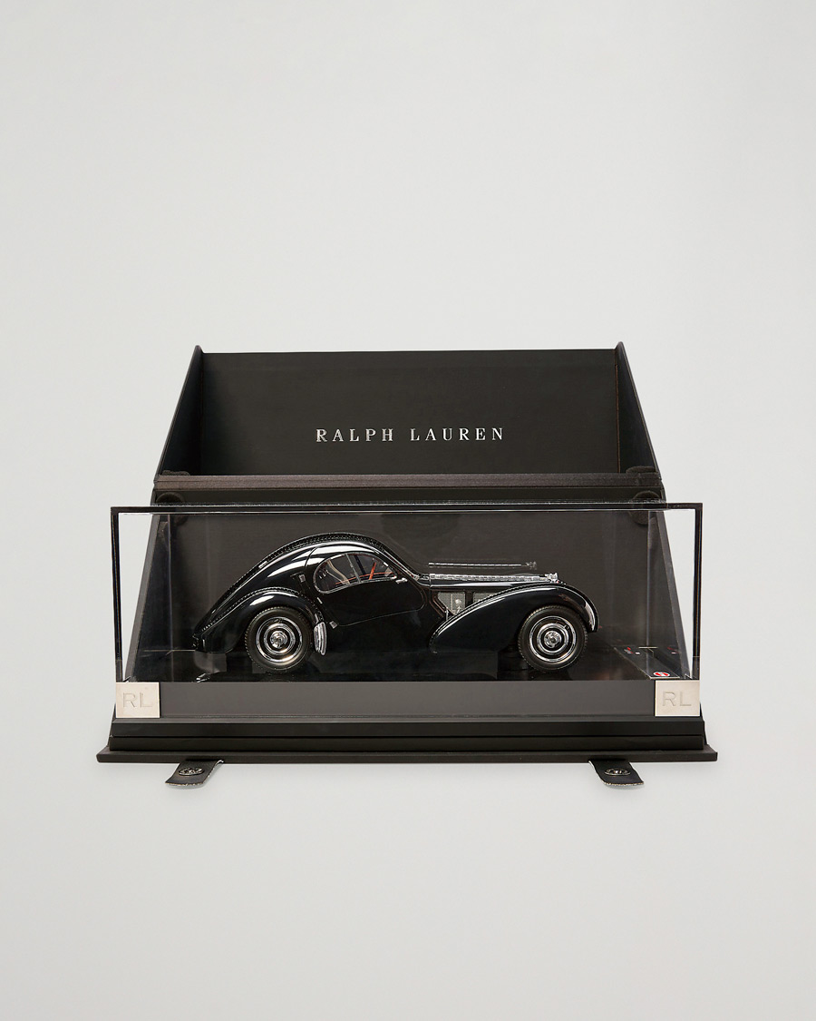 svært tidevand At blokere Ralph Lauren Home 1938 Bugatti Type 57S Atlantic Coupe Model Car Black - Ca