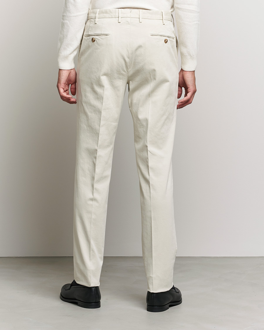 Herre | Bukser | Incotex | Regular Fit Cotton Stretch Chinos Light Beige