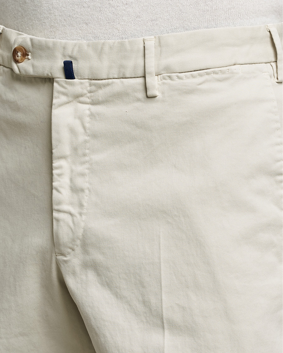 Herre | Bukser | Incotex | Regular Fit Cotton Stretch Chinos Light Beige