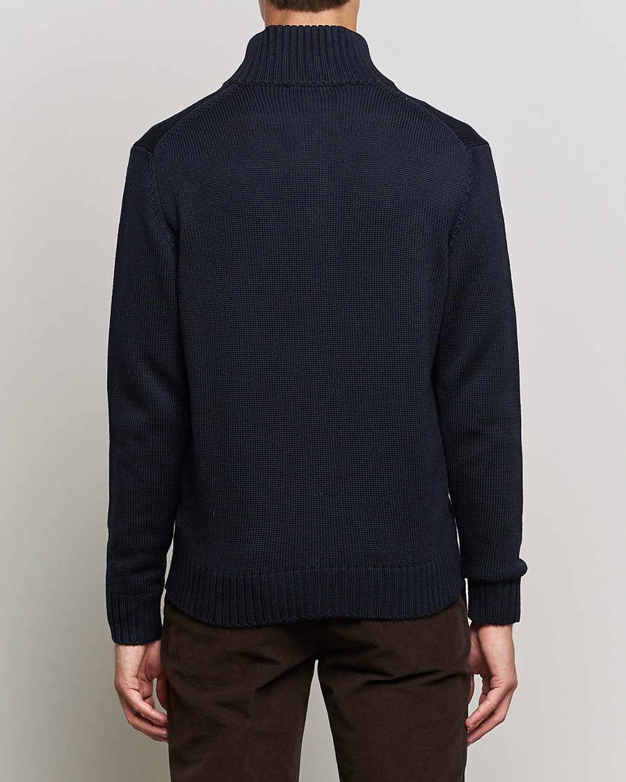 Herre | Trøjer | Zanone | Virgin Merino Wool Chioto Cardigan Navy