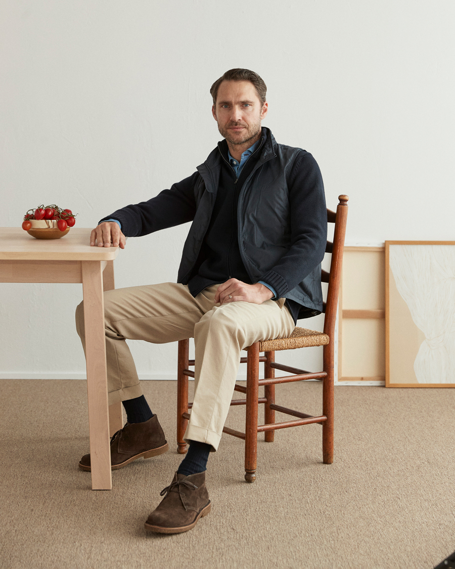 Herre | Trøjer | Zanone | Virgin Merino Wool Zip Cardigan Navy