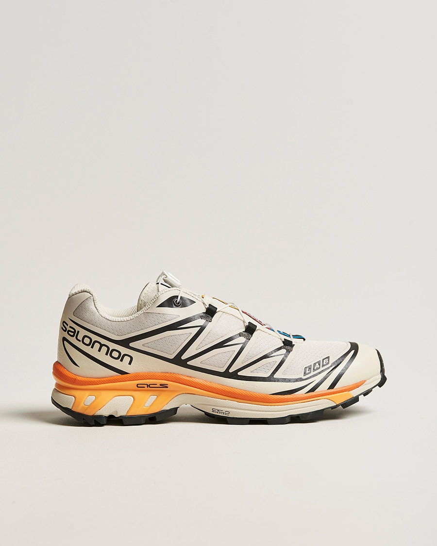 Herre | Salomon XT-6 Running Sneakers Beige/Orange | Salomon | XT-6 Running Sneakers Beige/Orange