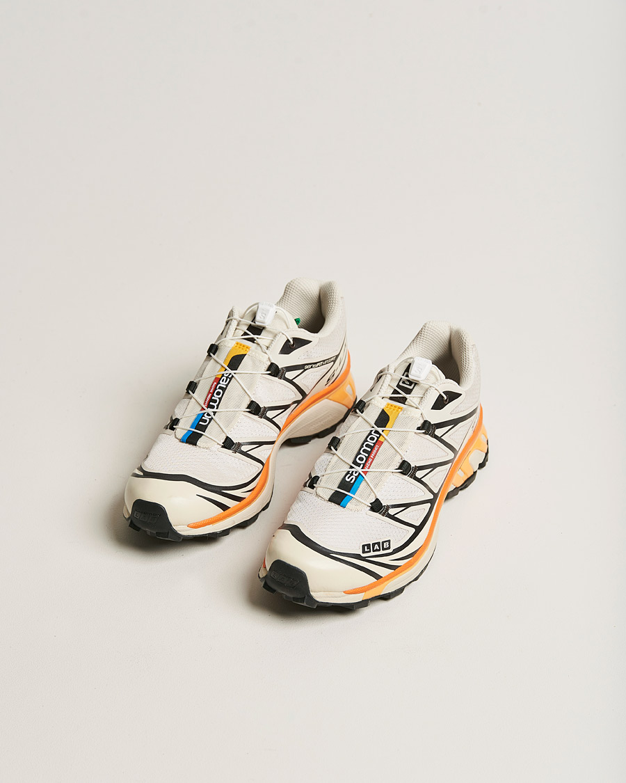 Herre | Salomon XT-6 Running Sneakers Beige/Orange | Salomon | XT-6 Running Sneakers Beige/Orange