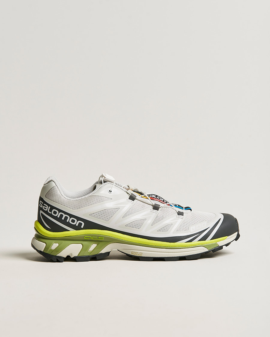 Herre | Salomon XT-6 Running Sneakers Grey/Yellow | Salomon | XT-6 Running Sneakers Grey/Yellow