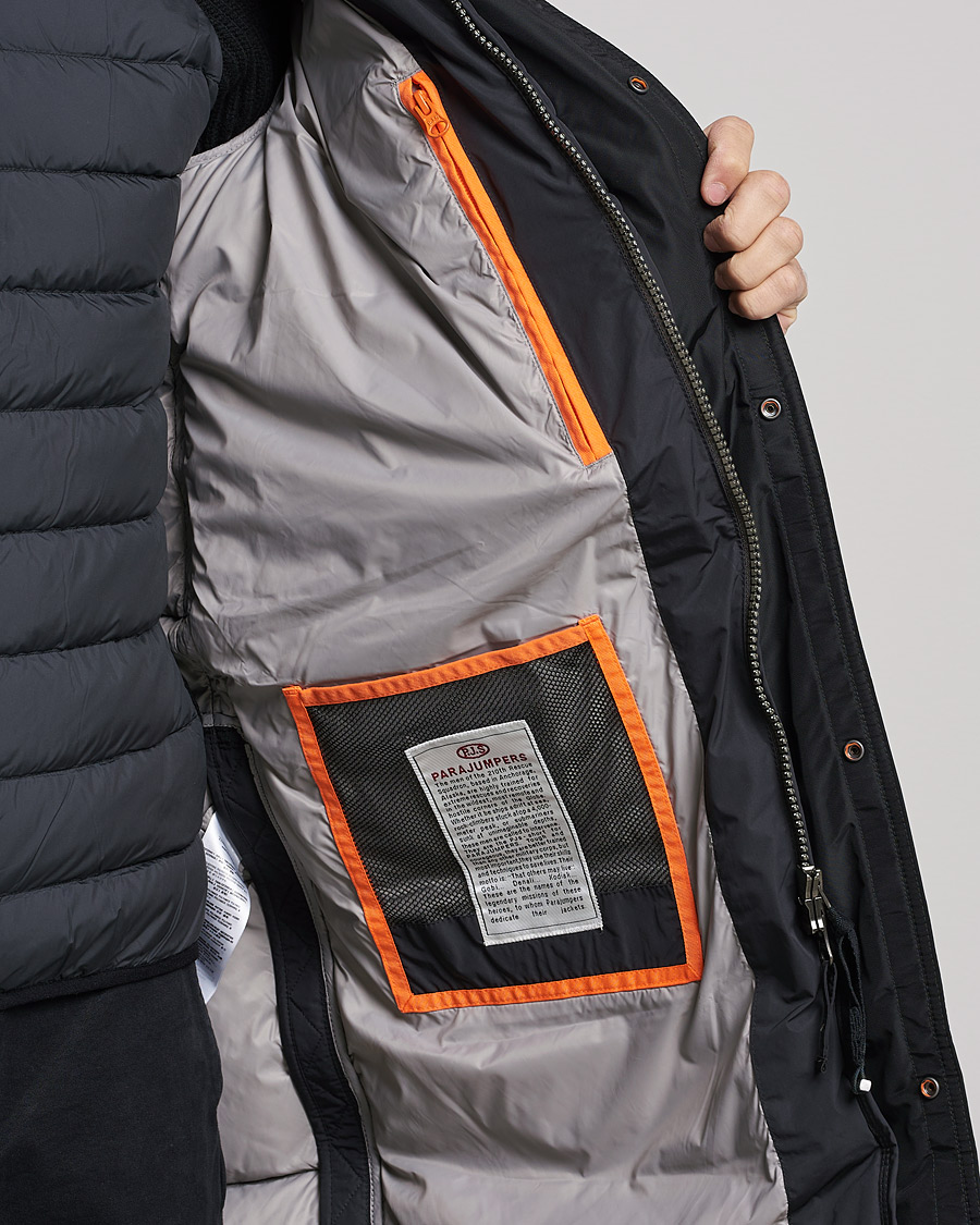 Herre | Jakker | Parajumpers | Long Bear High Fill Power Parka Black