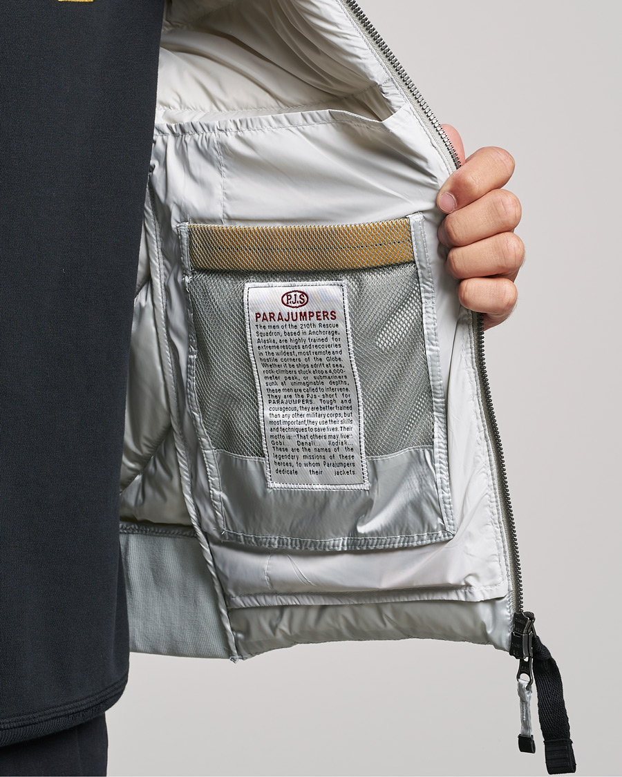 Herre | Jakker | Parajumpers | Pharrell Sheen High Gloss Jacket Mist White