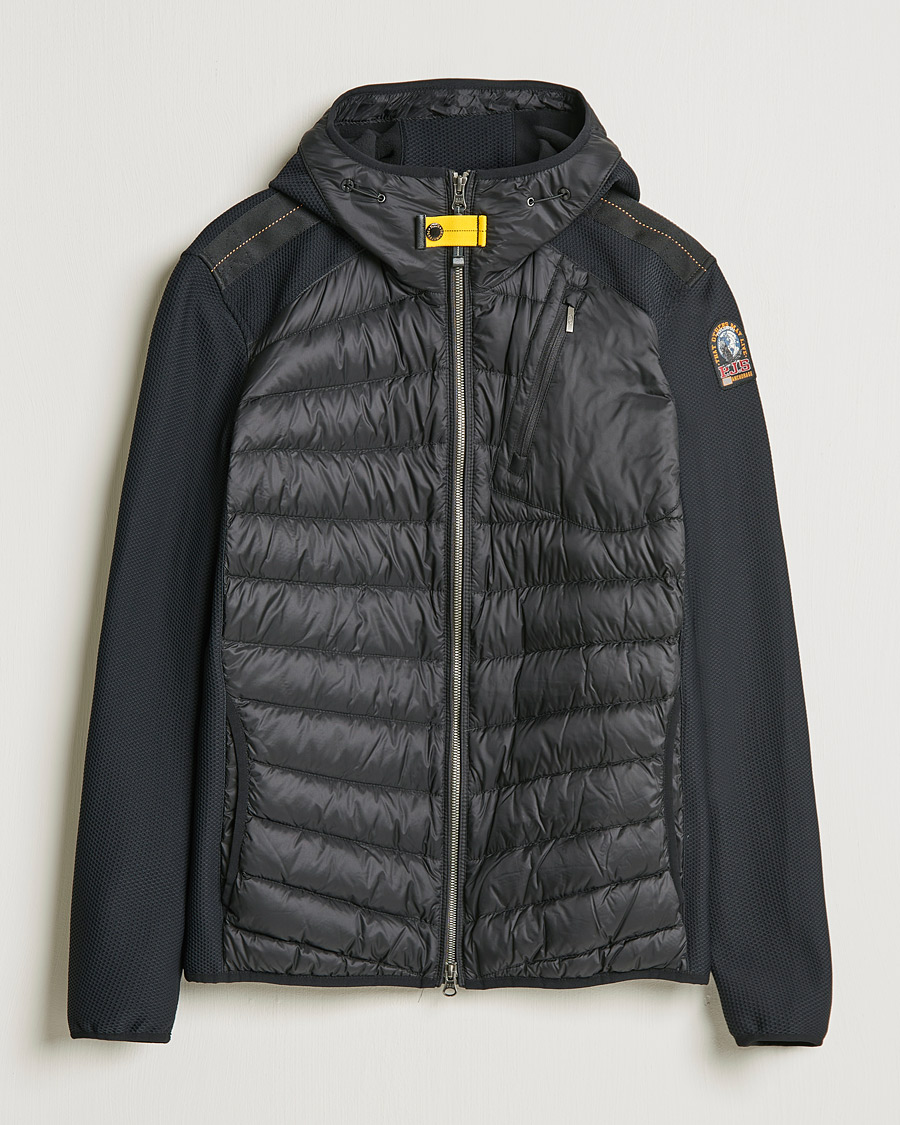 Herre | Jakker | Parajumpers | Nolan Hybrid Hooded Jacket Black