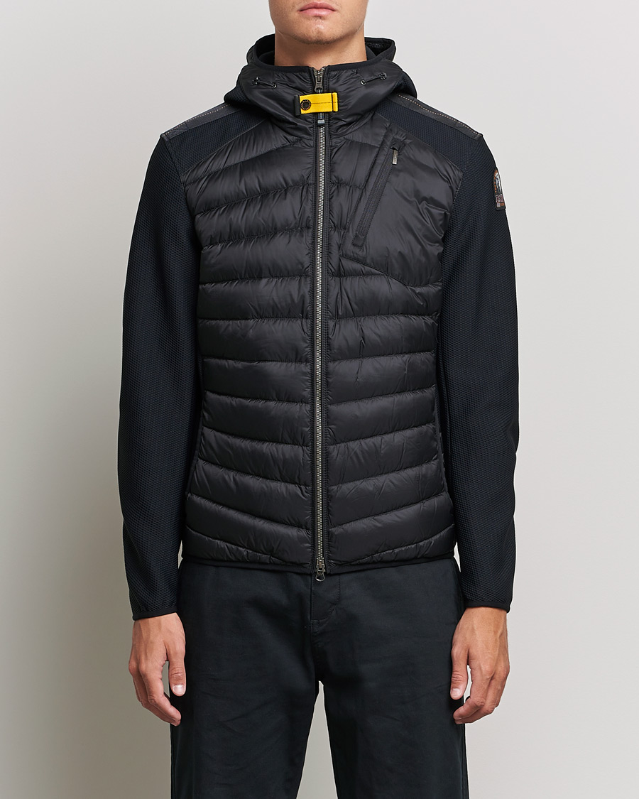 Herre | Jakker | Parajumpers | Nolan Hybrid Hooded Jacket Black