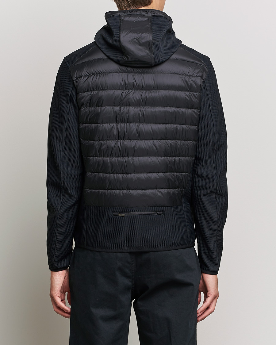 Herre | Jakker | Parajumpers | Nolan Hybrid Hooded Jacket Black