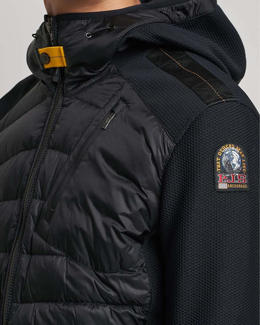 Herre | Jakker | Parajumpers | Nolan Hybrid Hooded Jacket Black