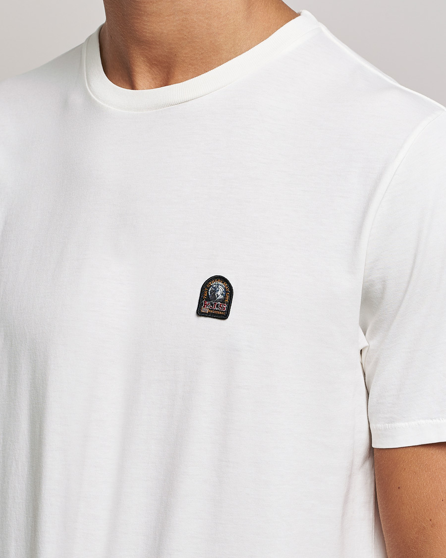 Herre | T-Shirts | Parajumpers | Basic Cotton Tee Off White
