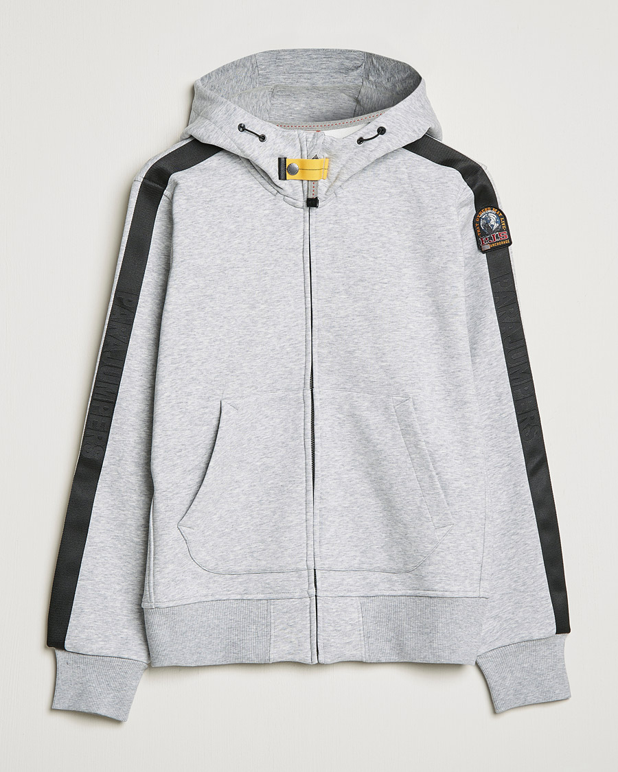 Herre | Trøjer | Parajumpers | Aldrin Full-Zip Hoodie Steel Melange