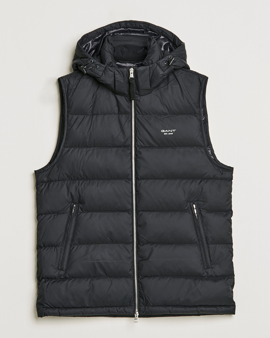 Herre | Jakker | GANT | The Active Cloud Vest Black