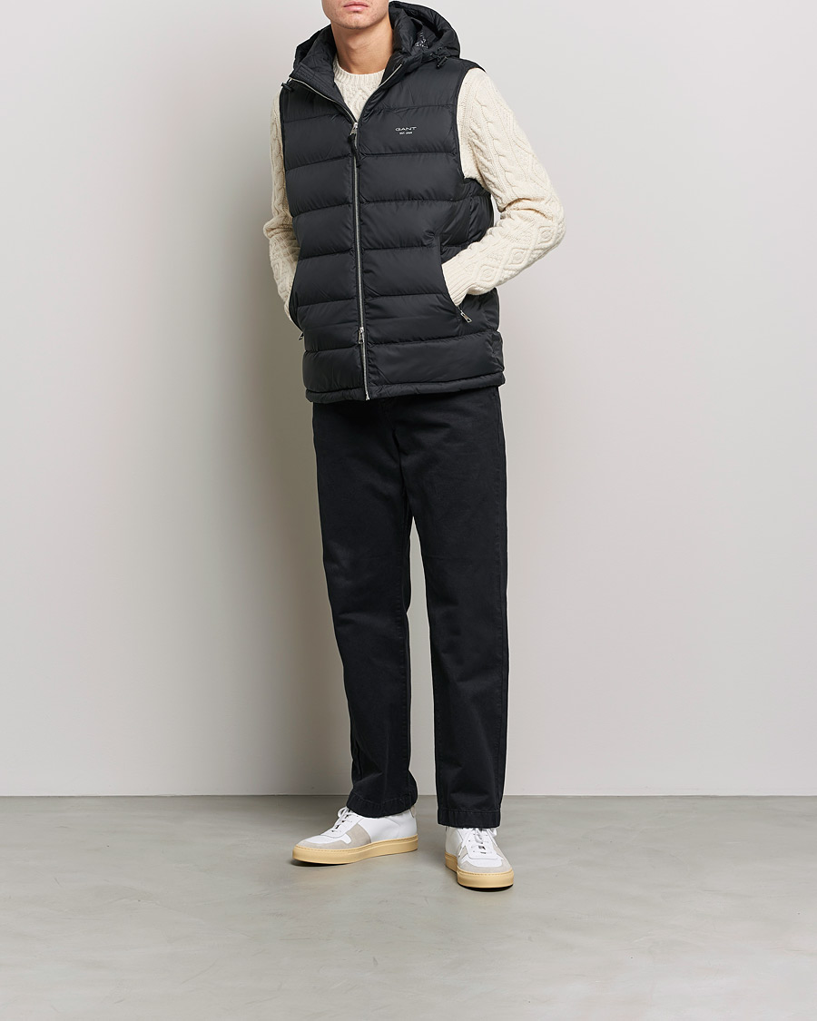 GANT The Active Cloud Vest Black CareOfCarl