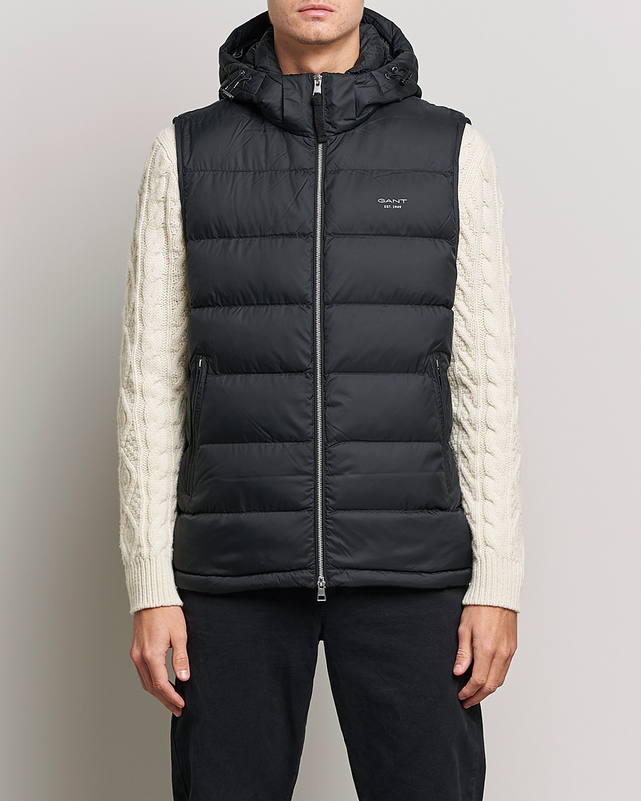 Herre | Jakker | GANT | The Active Cloud Vest Black
