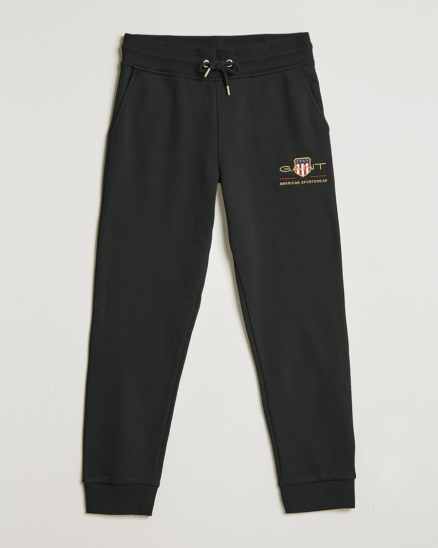 Herre | Bukser | GANT | Archive Shield Sweatpants Black