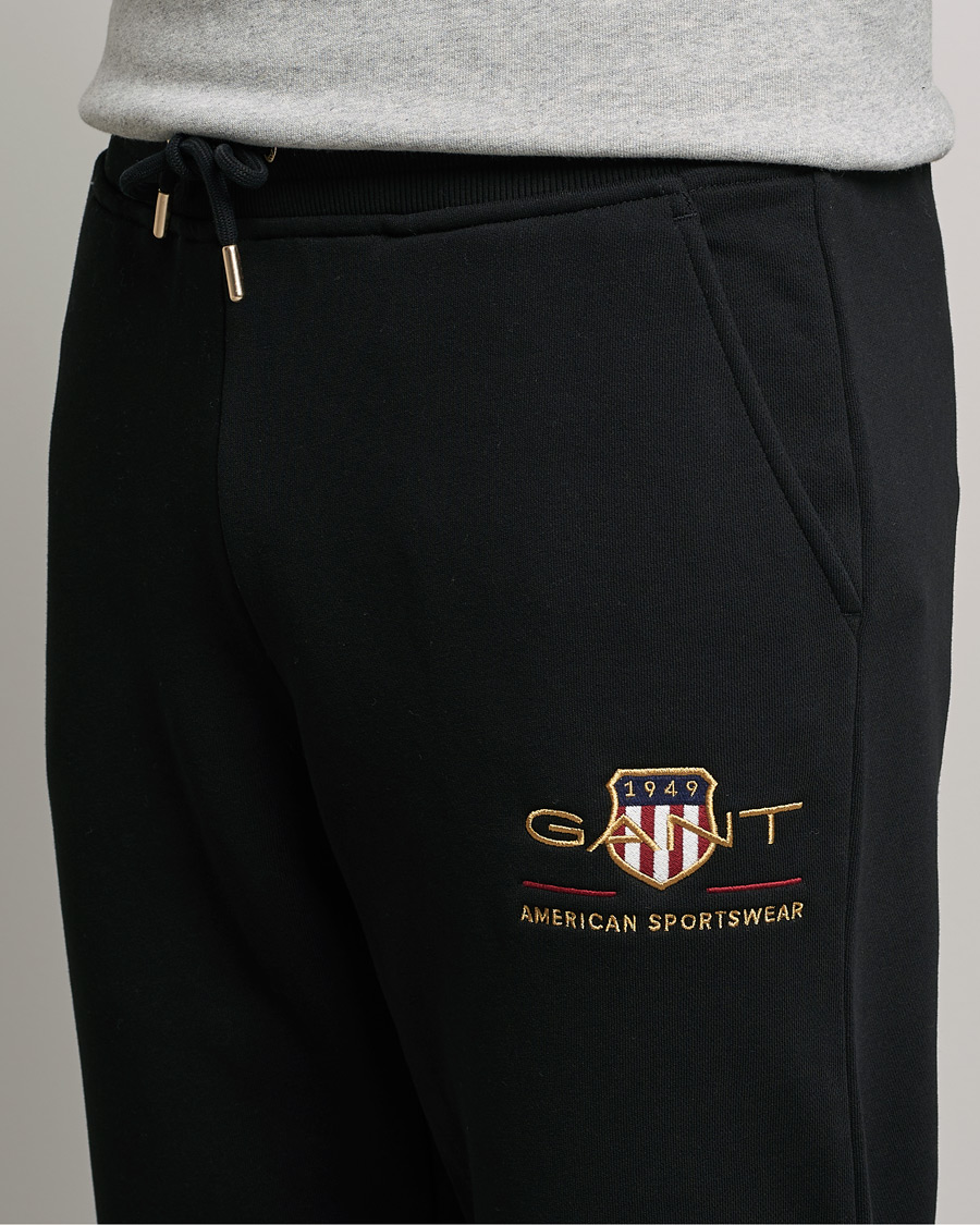 Herre | Bukser | GANT | Archive Shield Sweatpants Black