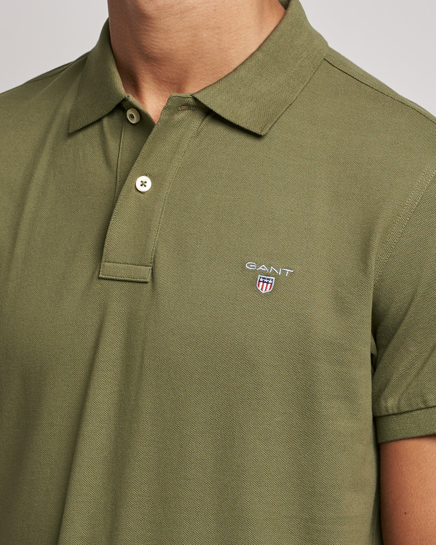 Herre | Polotrøjer | GANT | The Original Polo Hunter Green
