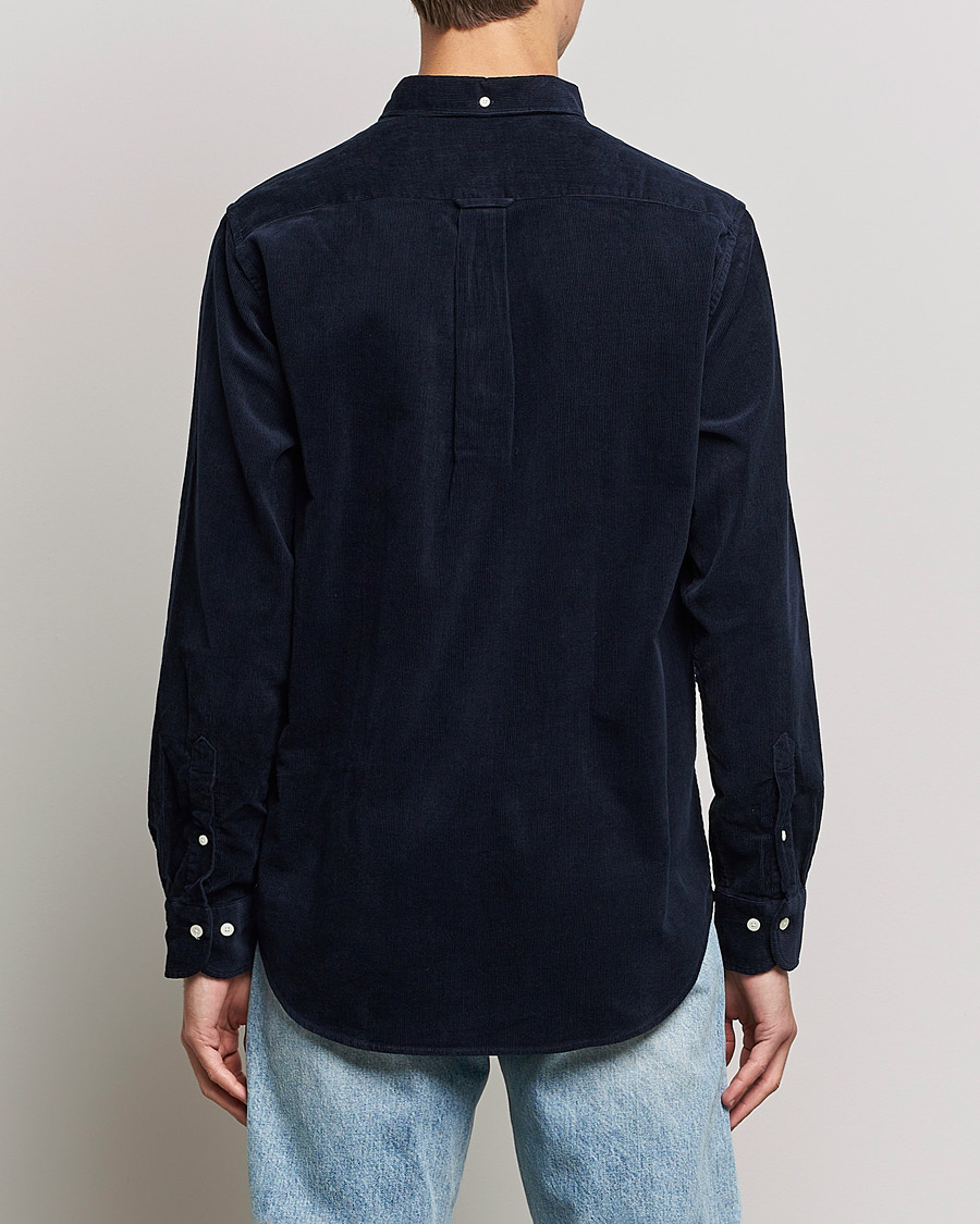 Herre | Skjorter | GANT | Regular Fit Corduroy Shirt Evening Blue