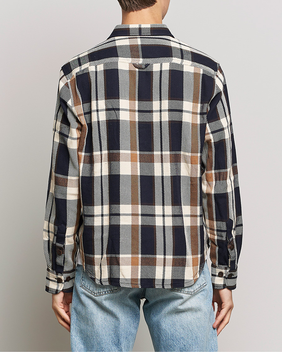 Herre | Skjorter | GANT | Checked Overshirt Vintage Cream