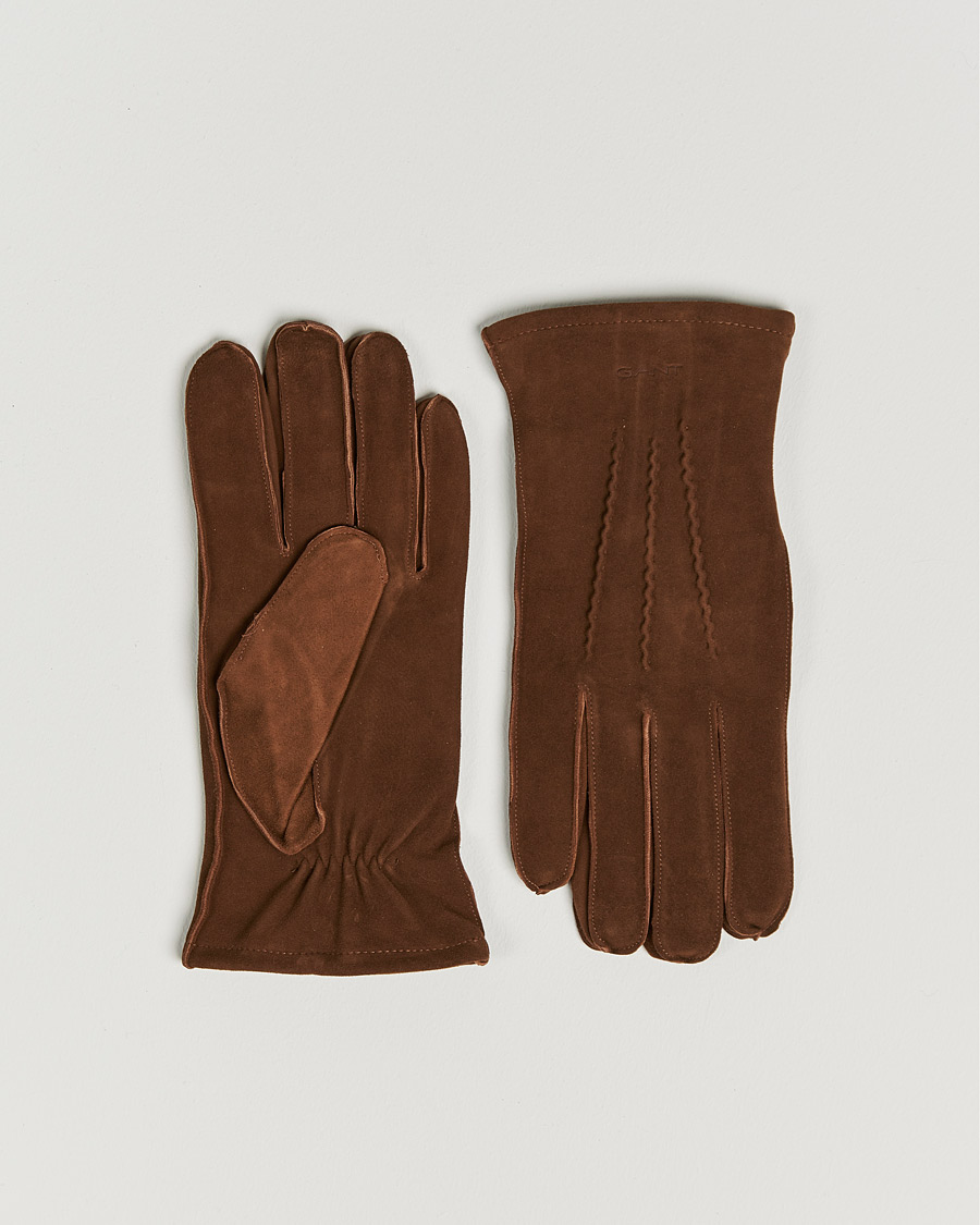 Herre | GANT Classic Suede Gloves Clay Brown | GANT | Classic Suede Gloves Clay Brown