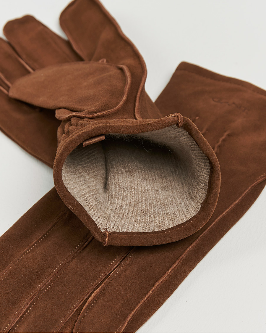 Herre | GANT Classic Suede Gloves Clay Brown | GANT | Classic Suede Gloves Clay Brown