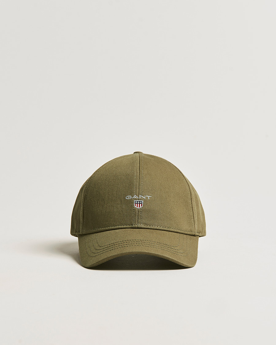 Herre | GANT Original Shield Cap Hunter Green | GANT | Original Shield Cap Hunter Green