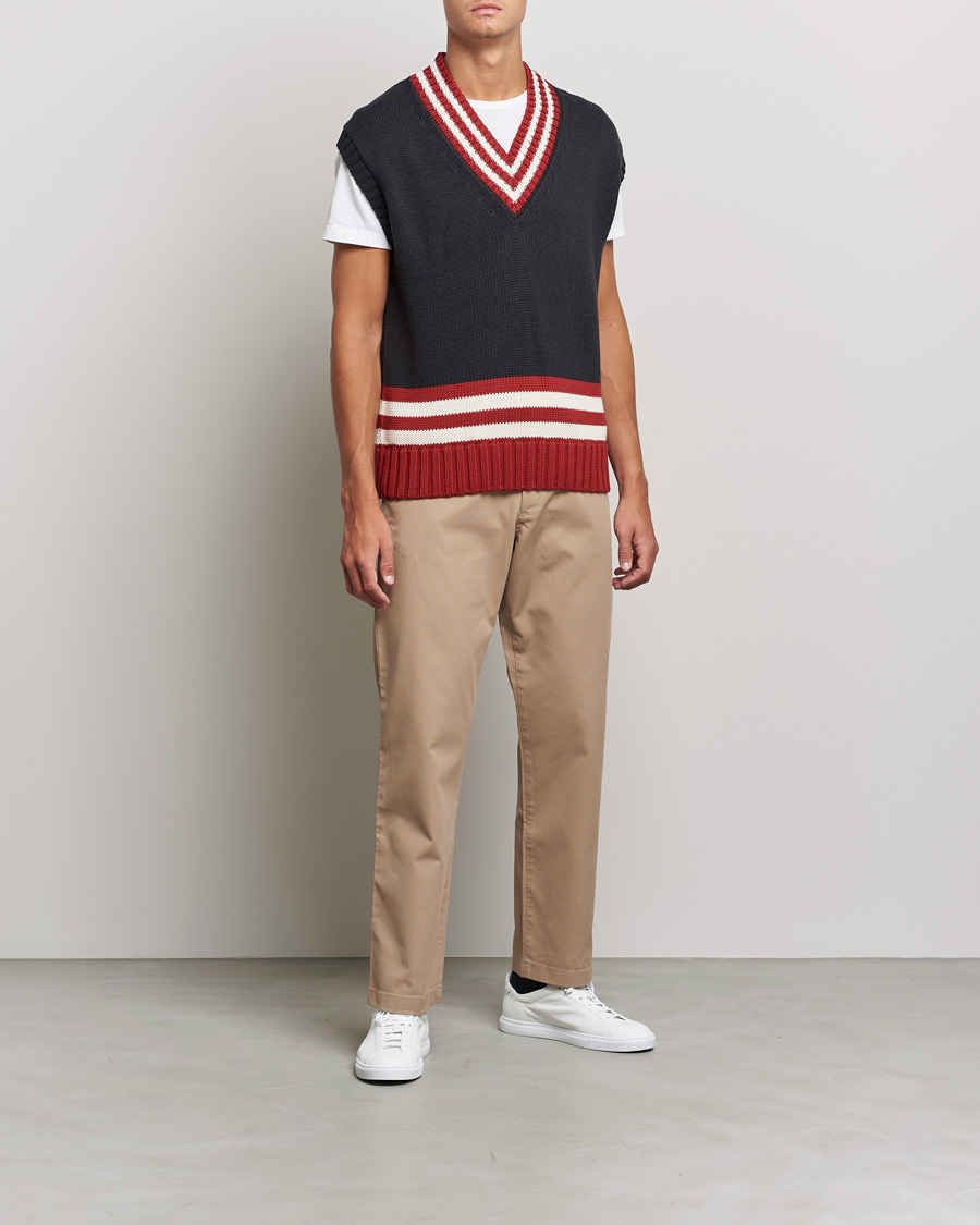 Herre | Trøjer | GANT | Oversize Vest Autumn Sunset