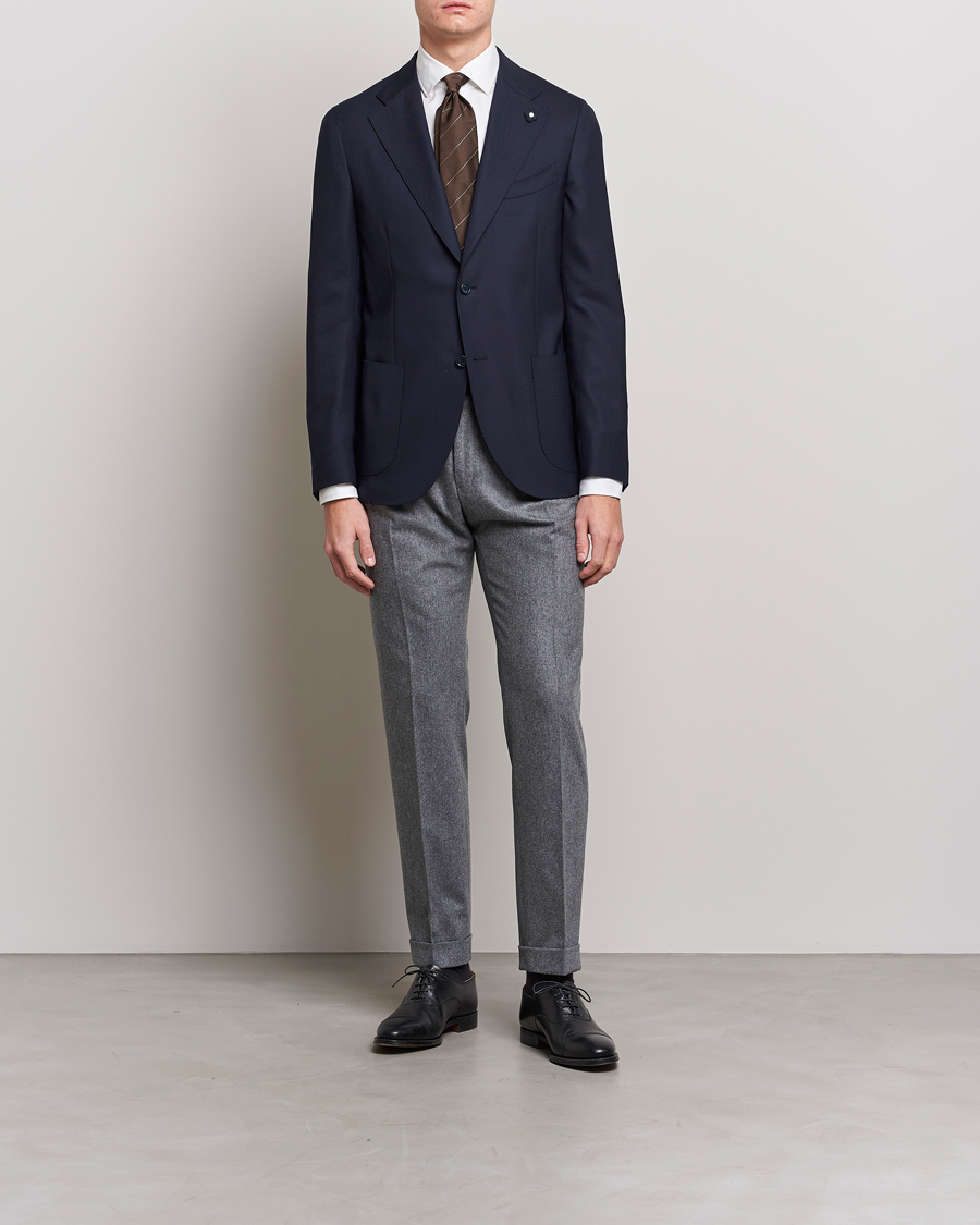 Herre | Blazere & jakker | Lardini | Patch Pocket Wool Blazer Navy