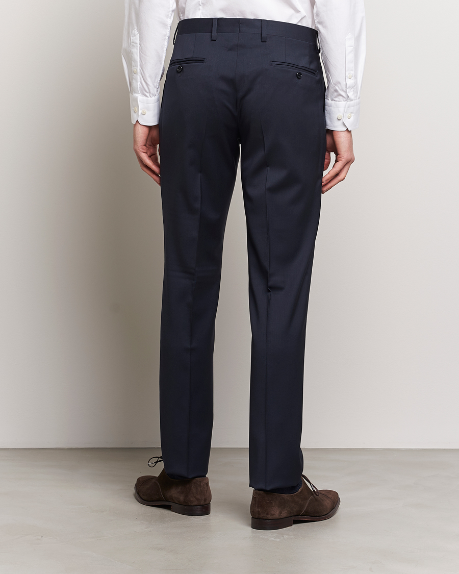 Herre | Bukser | Lardini | Wool Trousers Navy