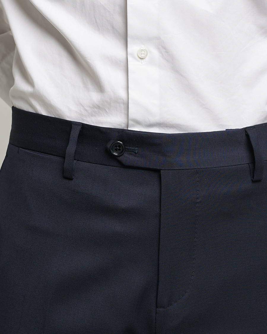 Herre | Bukser | Lardini | Wool Trousers Navy