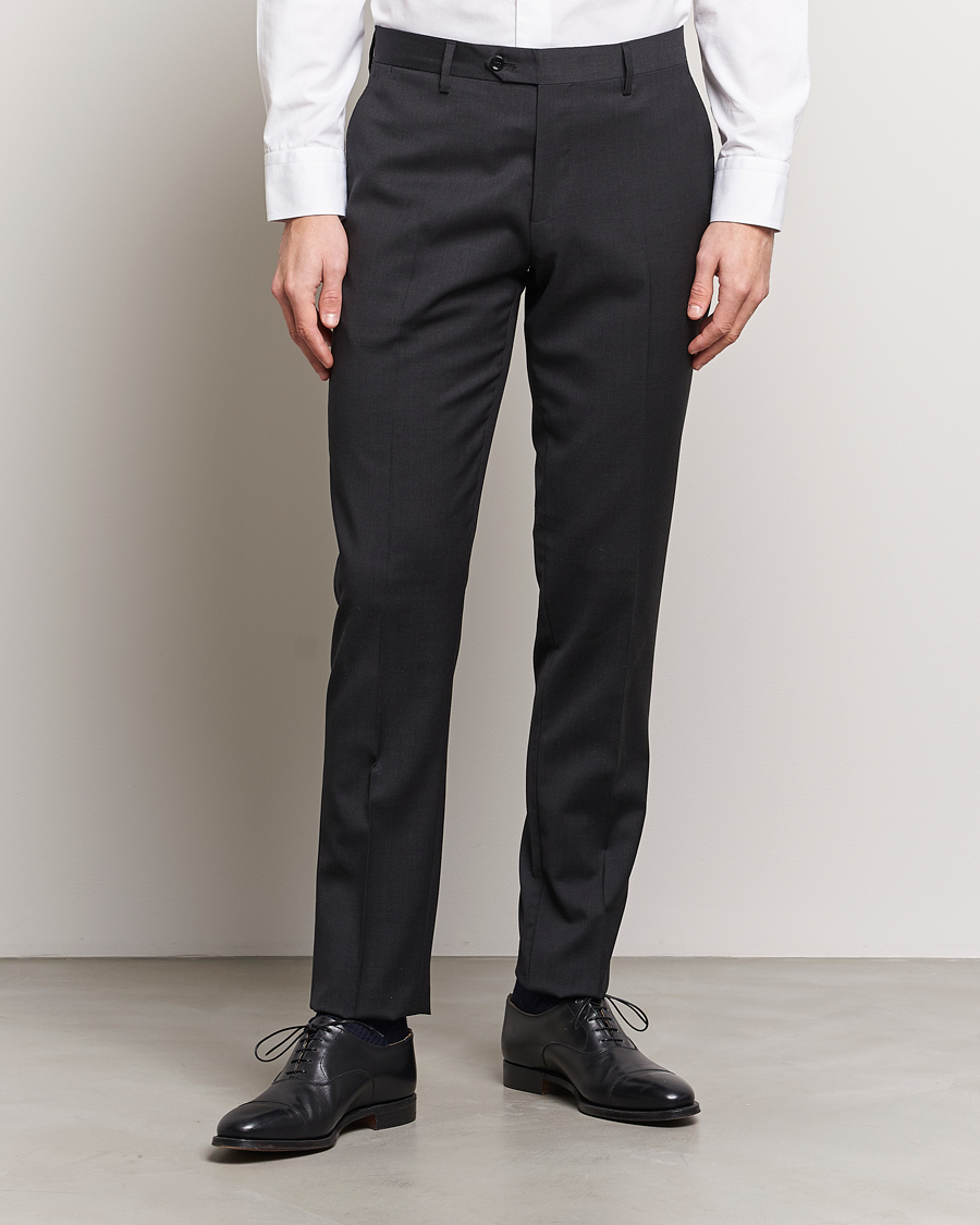 Herre | Italian Department | Lardini | Wool Trousers Grey