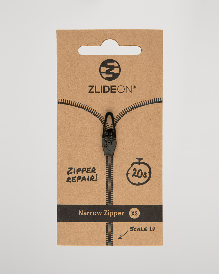 Herre |  | ZlideOn | Narrow Zipper Black XS
