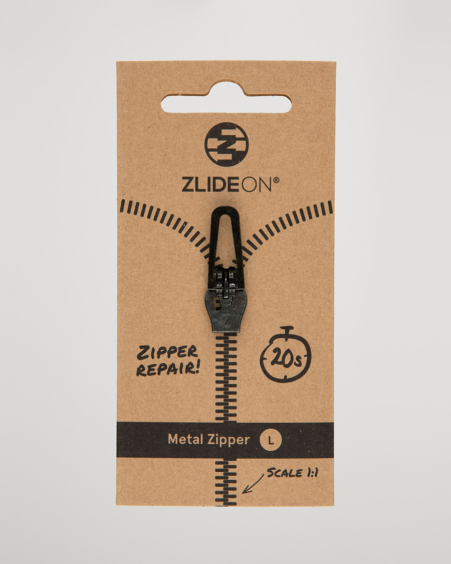Herre | Tøjpleje | ZlideOn | Normal Metal Zipper Black L