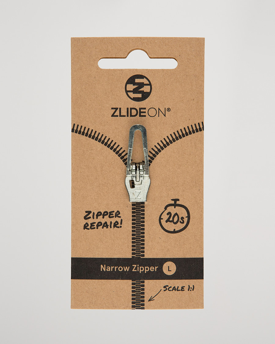 Herre |  | ZlideOn | Narrow Zipper Silver L