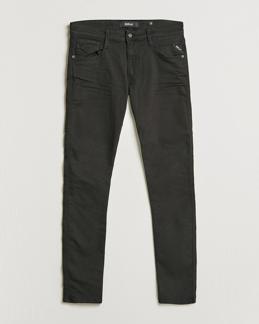 Herre | Jeans | Replay | Anbass Powerstretch Jeans Black