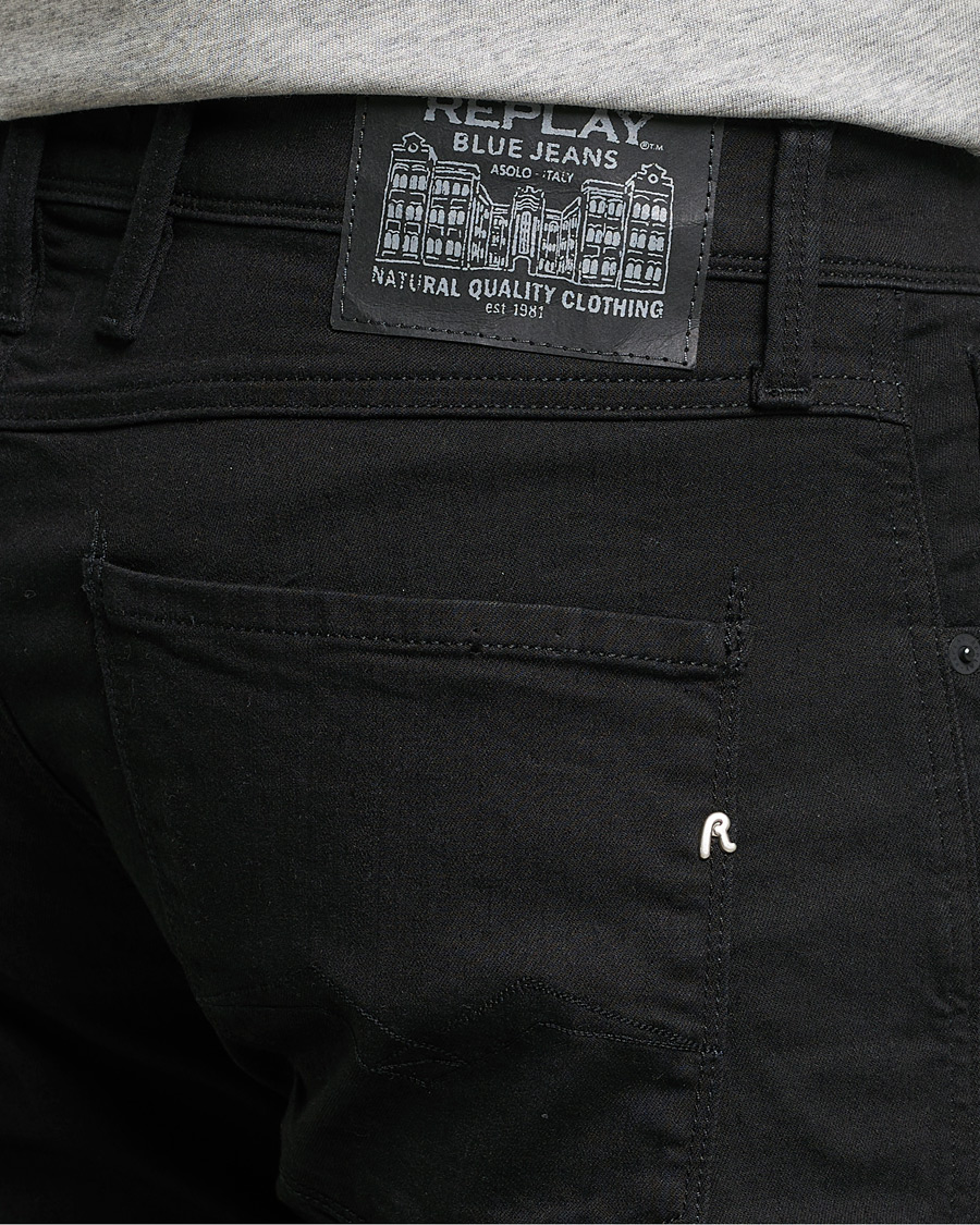 Herre | Jeans | Replay | Anbass Powerstretch Jeans Black