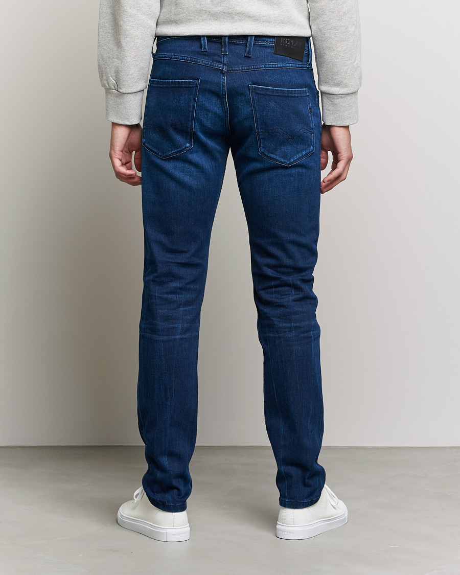 Herre | Jeans | Replay | Anbass X-Lite Stretch Jeans Dark Blue