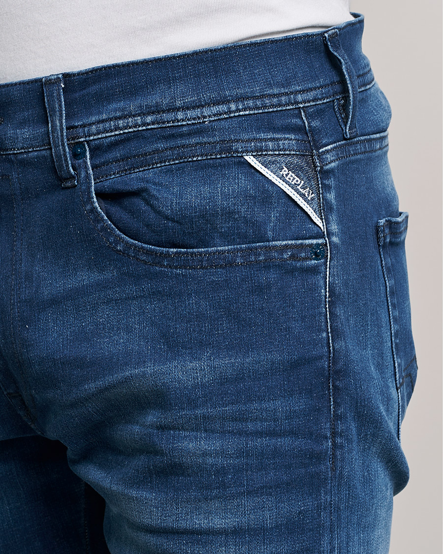 Herre | Jeans | Replay | Grover Hyperflex Jeans Medium Blue