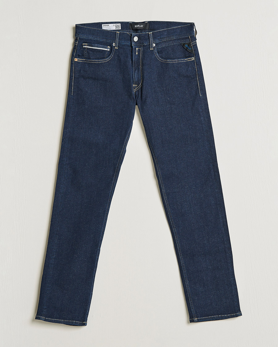 Herre | Jeans | Replay | Grover Hyperflex Jeans Indigo Blue