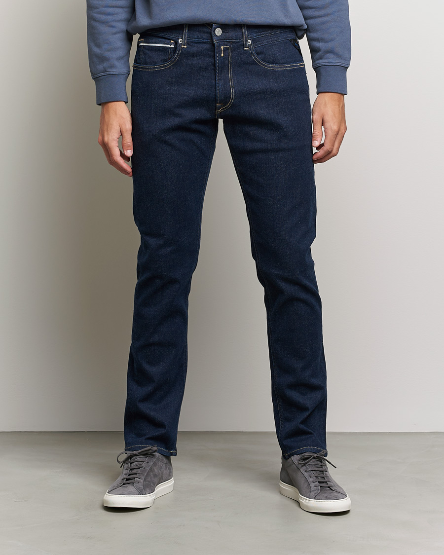 Herre | Jeans | Replay | Grover Hyperflex Jeans Indigo Blue
