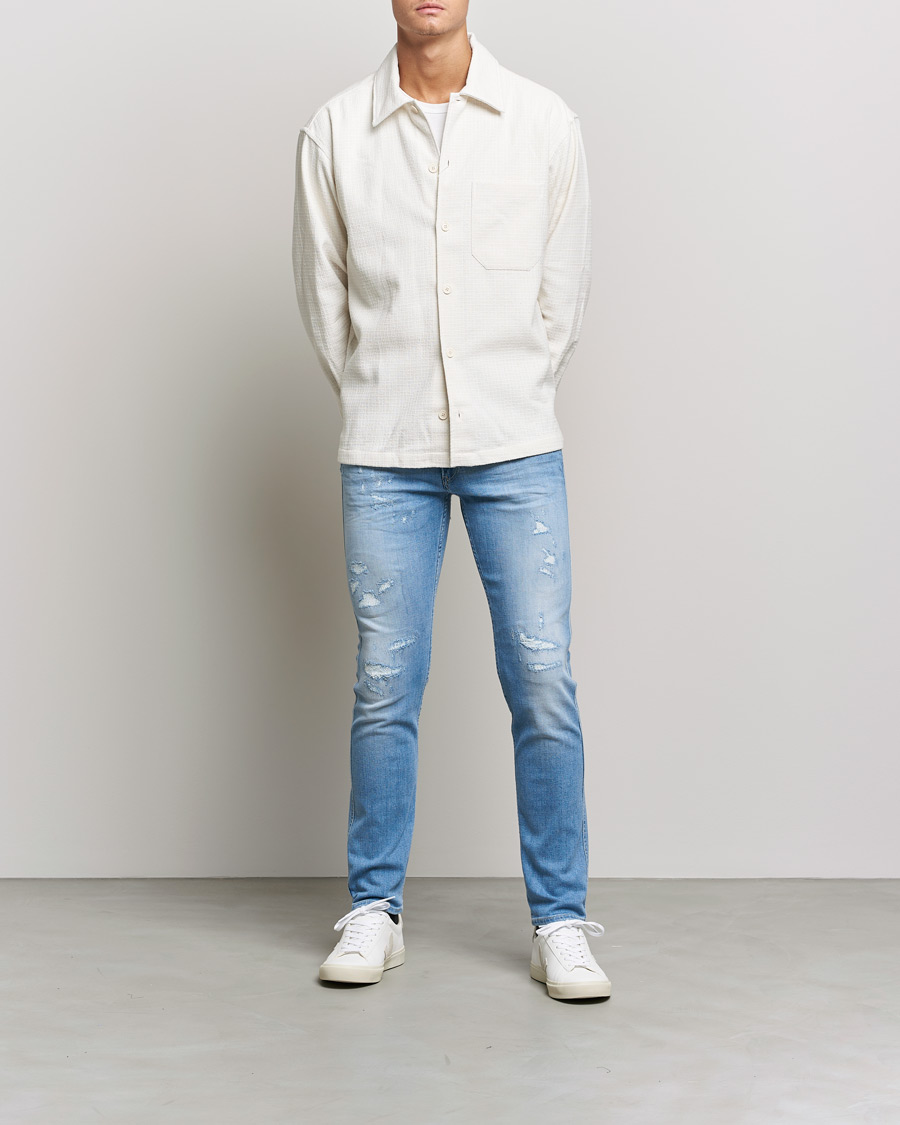 Herre | Jeans | Replay | Anbass 20 Years Wash Jeans Light Blue