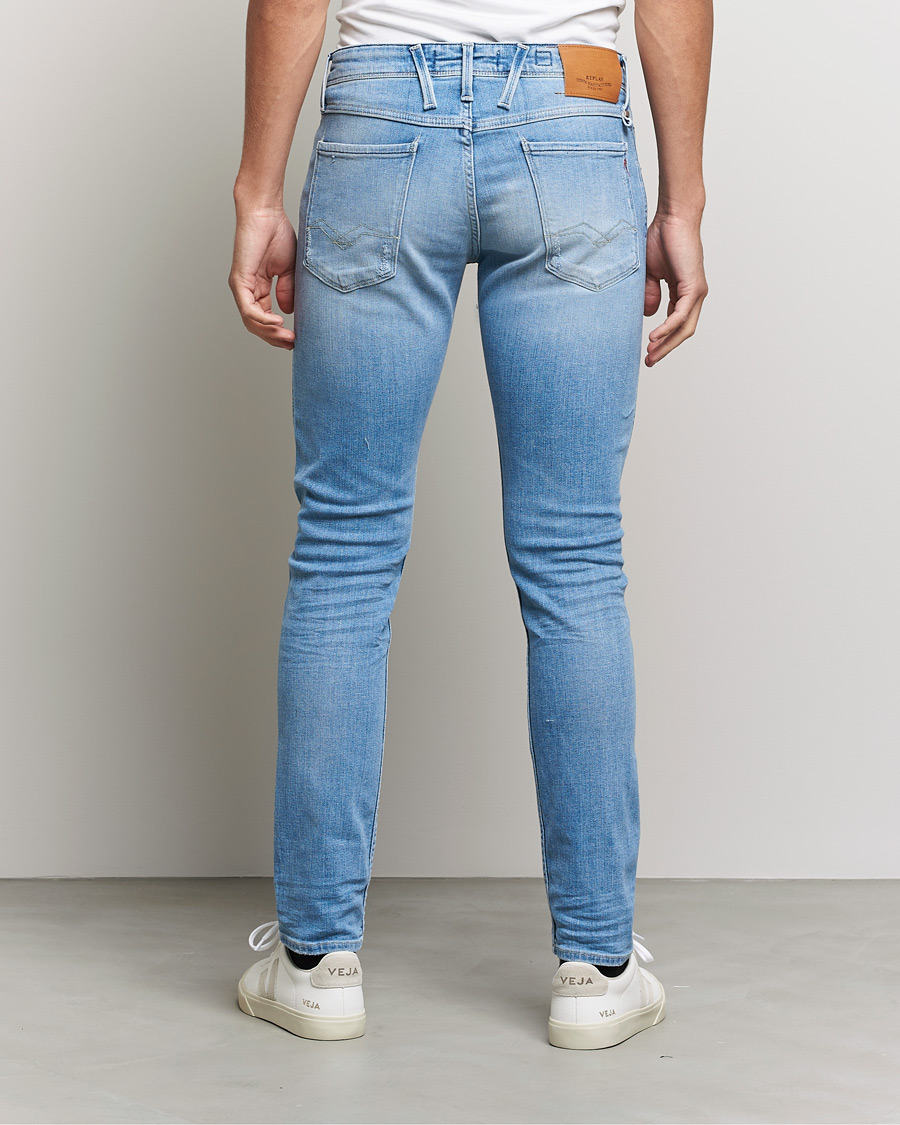Herre | Jeans | Replay | Anbass 20 Years Wash Jeans Light Blue