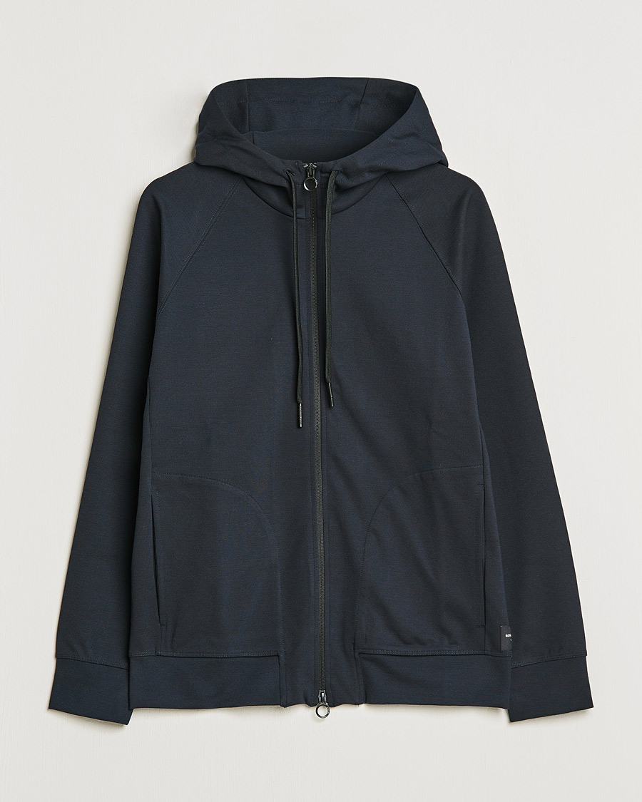 Herre | Trøjer | Replay | Sartoriale Shiny Full Zip Hoodie Dark Blue