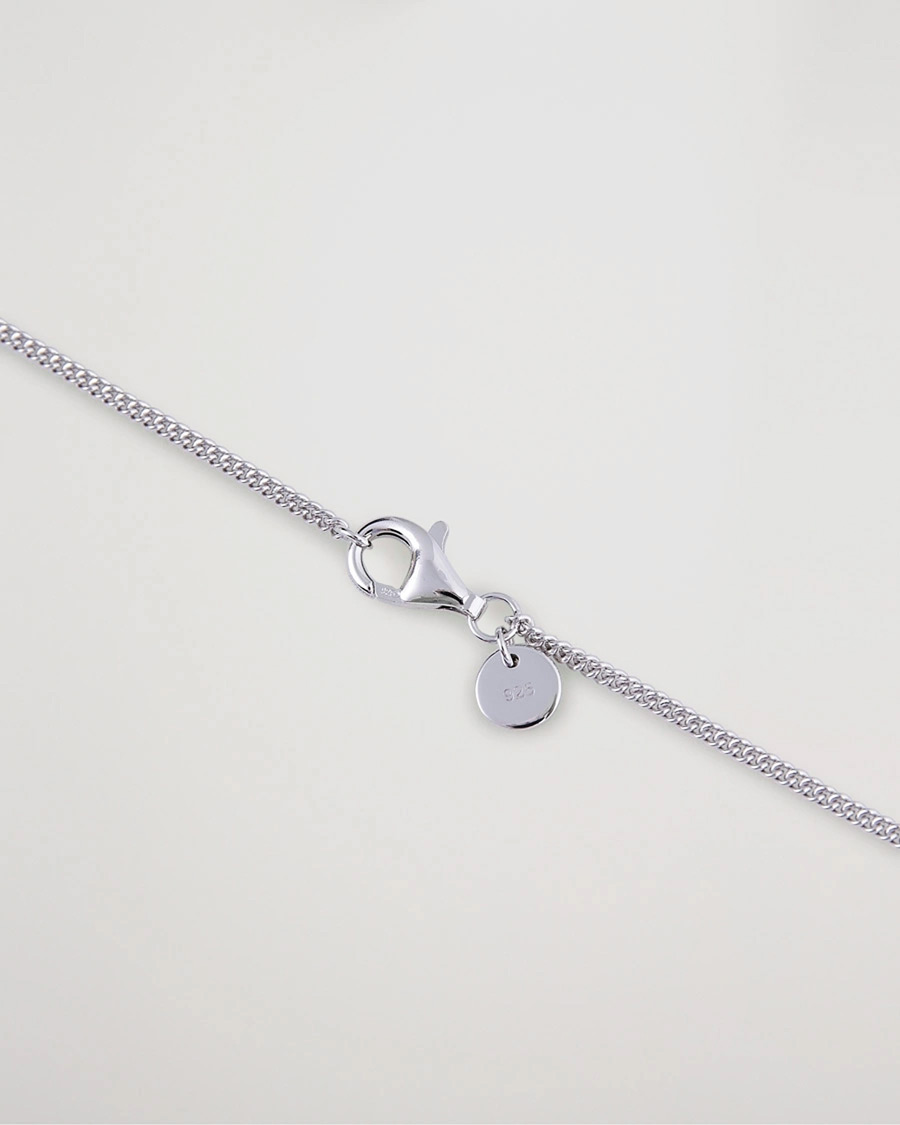 Herre | Smykker | Tom Wood | Curb Chain Slim Necklace Silver